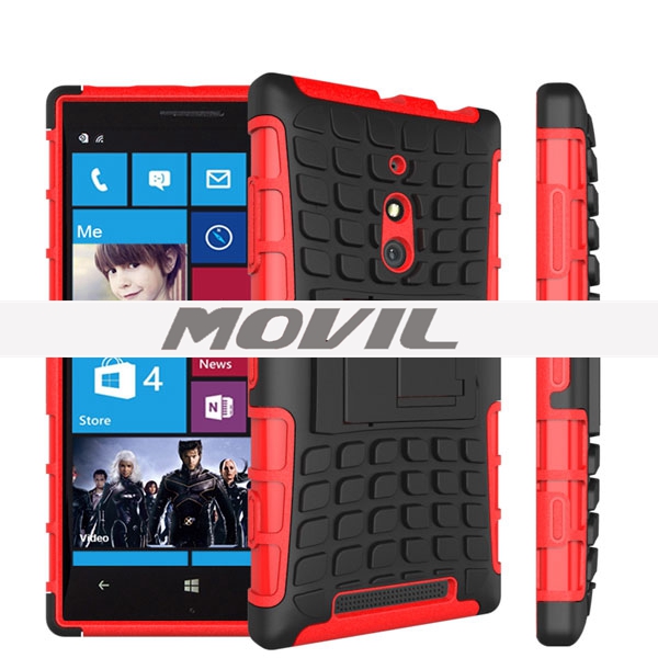 NP-1900 2 en 1 funda para  Nokia Lumia 830 con soporte-0